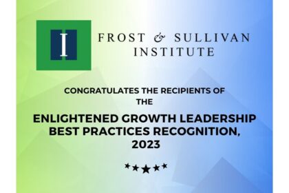 Frost and Sullivan Institute Honors Sustainability and Growth Trailblazers with Enlightened Growth Leadership Awards, 2023