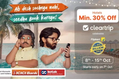 Flipkart's Annual Flagship Event, 'The Big Billion Days' will also be on Cleartrip