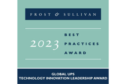 Centiel Earns Frost & Sullivan's 2023 Global Technology Innovation Leadership Award for Delivering Superior Energy-efficient UPS Systems