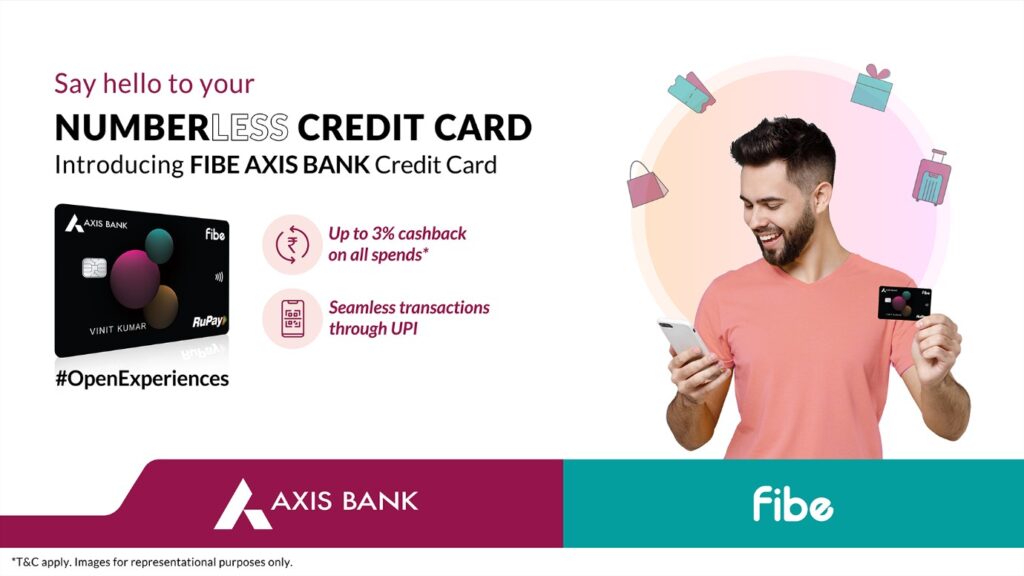 Fibe and Axis Bank Partner to Launch India's First Numberless Credit Card